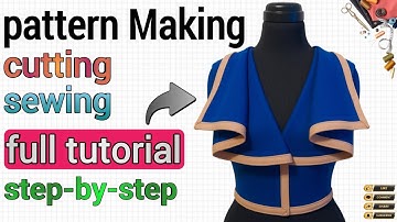 Complete Pattern Making, Draping, Cutting & Sewing Tutorial | Step-by-Step Fashion Design