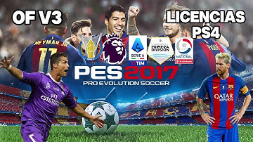NUEVO OPTION FILE LICENCIAS PES 2017 PARA PS4 GRATIS