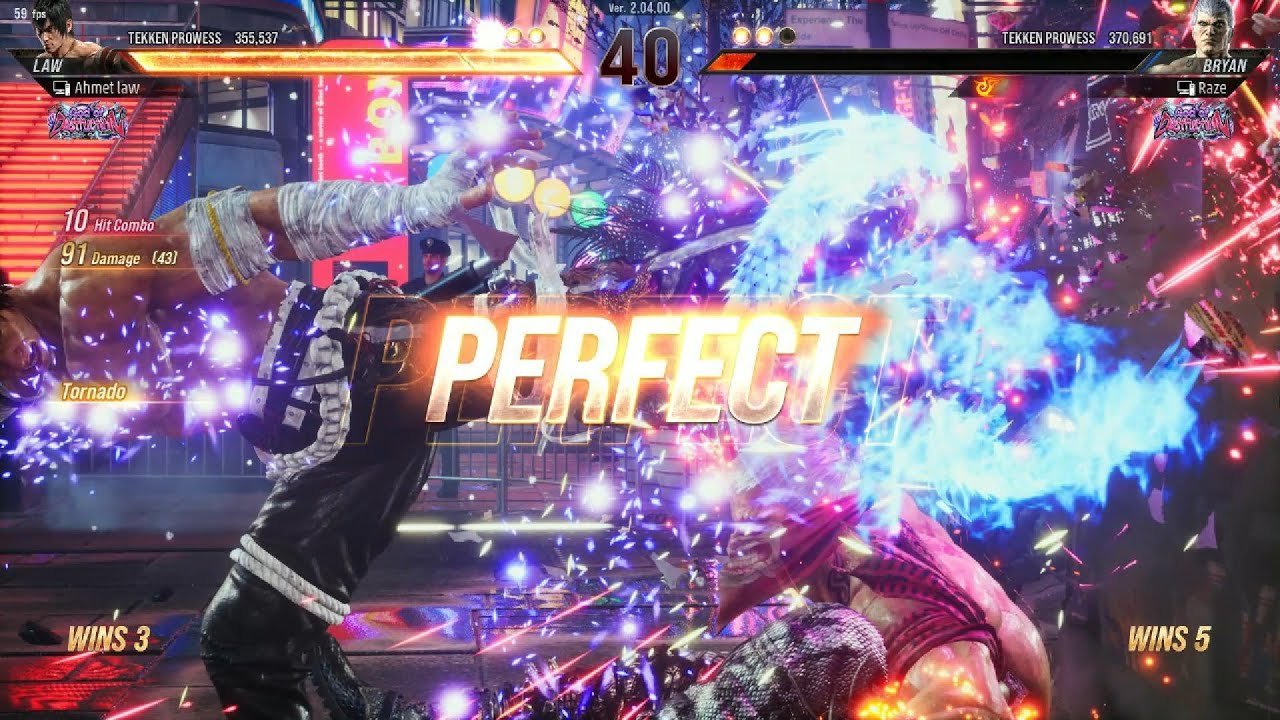 Tekken 8 law online (Ranked) Match