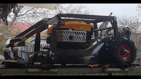 Hoverboard RC mower DIY