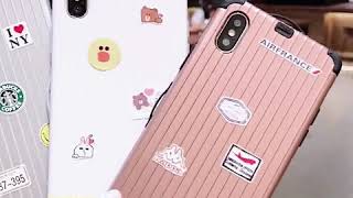 Suitcase/Luggage phone case Lovers Letters Hard +8 stick Soft Sticker screenshot 1