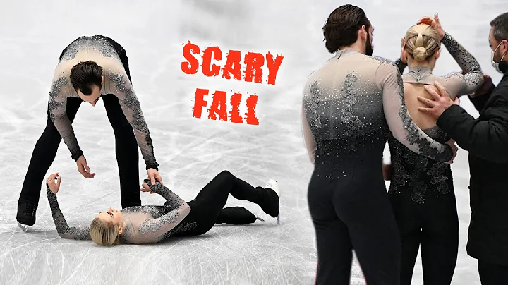 Ashley Cain-Gribble injured  in Figure Skating Wor...