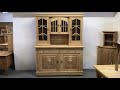 Large Art Deco Pine Display Dresser c.1930's -Pinefinders Old Pine Furniture Warehouse Large Art Deco Pine Display Dresser c.1930's -Pinefinders Old Pine Furniture Warehouse