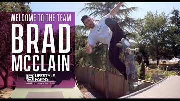 Welcome to the team: Brad McClain Professional Skateboarder