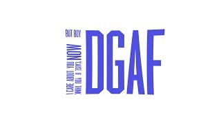 Dua Lipa - IDGAF Lyrics Video (Kinetic Typography) 2018