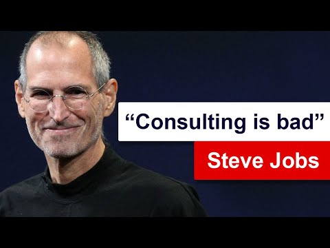 Ex-McKinsey reacts to Steve Jobs on Consulting