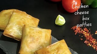 Crispy Chicken Cheese Box Patties | Chicken Recipe | Ramzan special |Easy and tasty  #Rushda