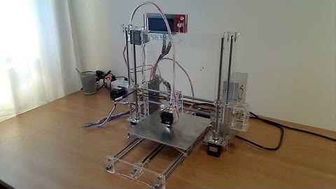 Prusa I3 3D printer building tutorial (Part 8): Final calibration, first print and spool holder