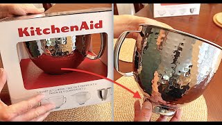 KitchenAid 5 Quart Stainless Steel Hammered bowl - just Wow! by My Honest Review 100 views 10 months ago 1 minute, 37 seconds