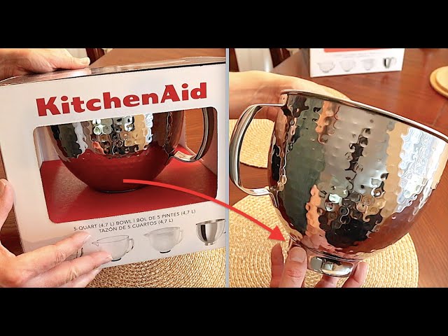 KitchenAid® Attachment: 5-Qt. Hammered Bowl