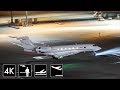 [4K夜の羽田空港] Gulfstream G550