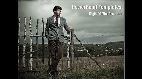 Vintage Photo PowerPoint Template Backgrounds - DigitalOfficePro #09056