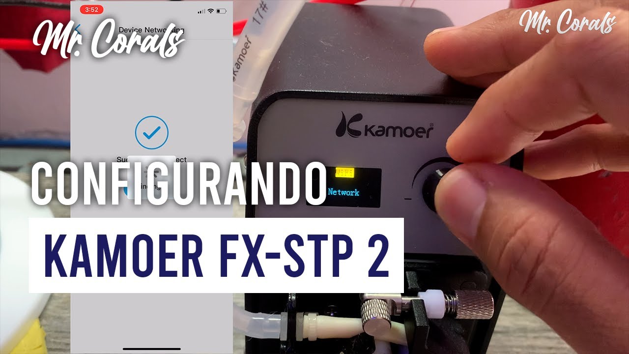 Como configurar Kamoer peristaltic Pump WIFI (FX-STP2) en español
