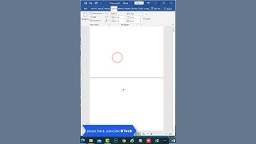 How insert a new page in Ms word #shorts
