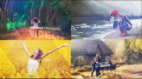 After Effects Template: Motion Parallax Slideshow