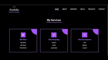 How To Make A Portfolio Website Using HTML5 And CSS3 Part 3 | Service Section | Web Design