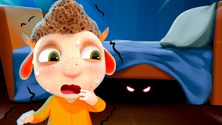 Who's There Under The Bed? Little Brother At Night | Funny Animation For Children | Cartoon