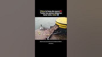 El robot Chino que salvará al mar 🌊