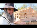 Hey MOM Your LOG HOME is UNDER ROOF! Day 35 of the build