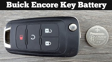 2013 - 2016 BUICK ENCORE Key Fob Battery Replacement - How To Change Replace Remote Batteries DIY
