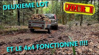 [EN MODE BUCHERON] NOUVEAU LOT DE BOIS et le 4x4 fonctionne... pour le moment!! 🌳🪓🌲🪵🪚🚗