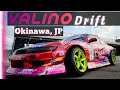 Valino tires drift event at motorsports multi field okinawa japan