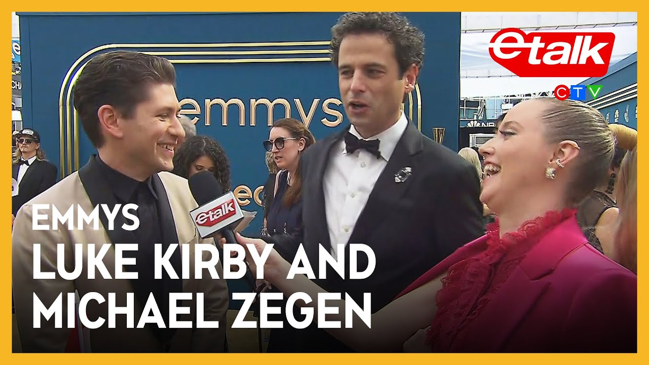 Luke Kirby and Michael Zegen brought the heat on the Emmys red carpet | Etalk