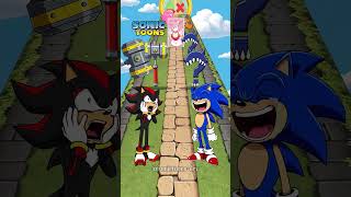 Sonic vs Shadow New Kiss Run Funny Ultimate Challenge #sonic #sonicthehedgehog