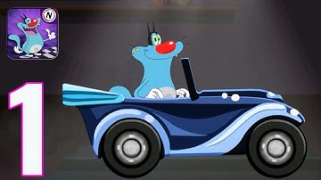 Oggy Go - World of Racing - Gameplay Walkthrough Part 1 - Neighborhood All Levels (iOS, Android).
