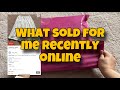 What sold for me recently on Poshmark, Ebay, Depop, and Mercari, as an online reseller!