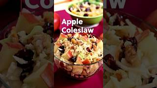 Apple Coleslaw!  #shorts #recipe #salad #food #easyrecipe