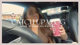 VLOG: let's catch up | turning 30, honest vulnerable chats, cosy autumn goodness & productivity