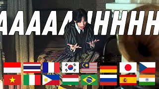 Enids Horrified Scream In Wednesdays Body In 27 Languages