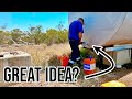 Drilling Into a 55,000 litre Fuel Tank | Dads Wild Ideas