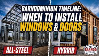 Barndominium Build Timeline: Steel Frame vs. Hybrid Frame
