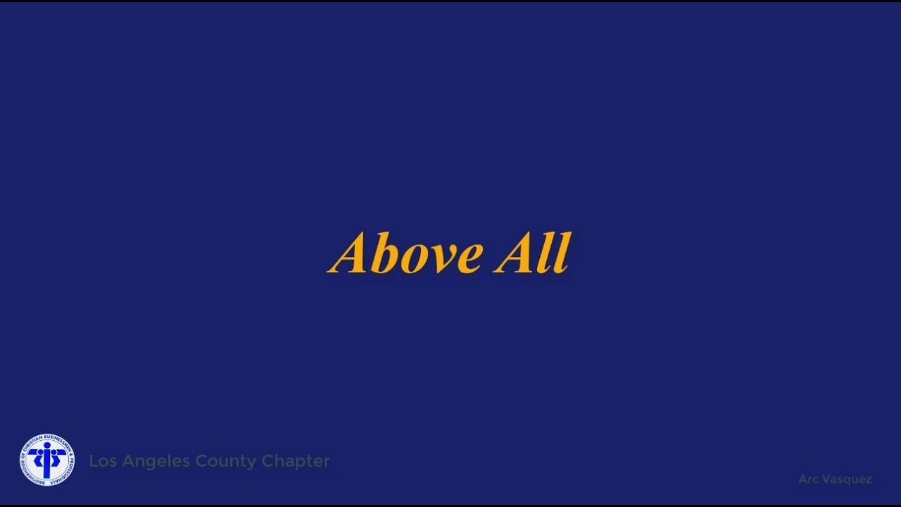 Above All - YouTube