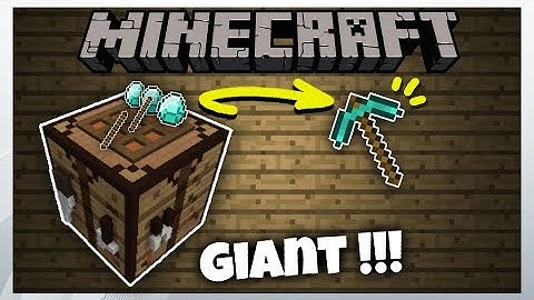 9️⃣ Giant Working Crafting Table / Bàn Chế Tạo Khổng Lồ || Minecraft Pe