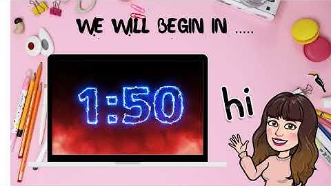 Virtual Timer for Zoom lessons