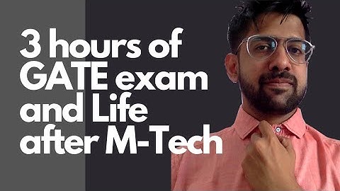 What Happens in 3 Hours of GATE exam And Life After GATE #gate2024 #exam #lifeatiit #iit #nit #mtech