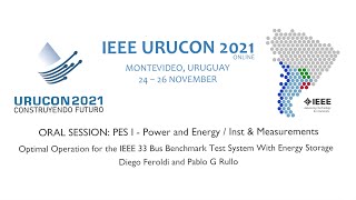 Optimal Operation for the IEEE 33 Bus Benchmark Test System With Energy Storage
