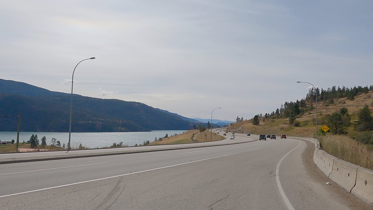 Driving to KELOWNA BC Canada on super smooth Highway 97 - YouTube