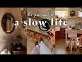 slowing down even when life speeds up: a cozy vlog