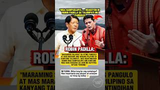 ROBIN PADILLA, DINEPENSA ANG TALUMPATI NI PBBM! | "MGA HAMPASLUPA" REAKSYON NG NETIZENS!  #shorts