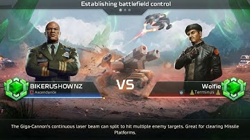 C&C: Rivals BIKERUSHOWNZ (GDI) vs Wolfie (NOD) (Tiberium League)