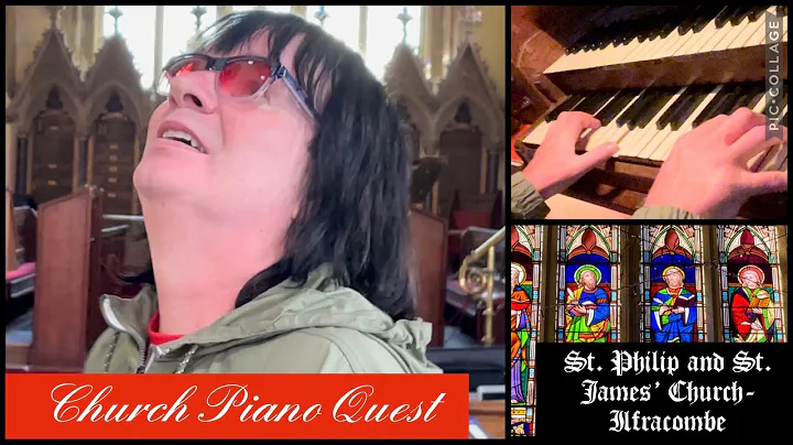 I PLAY CHURCH PIPE ORGAN DATED 1850 - St Philip an...