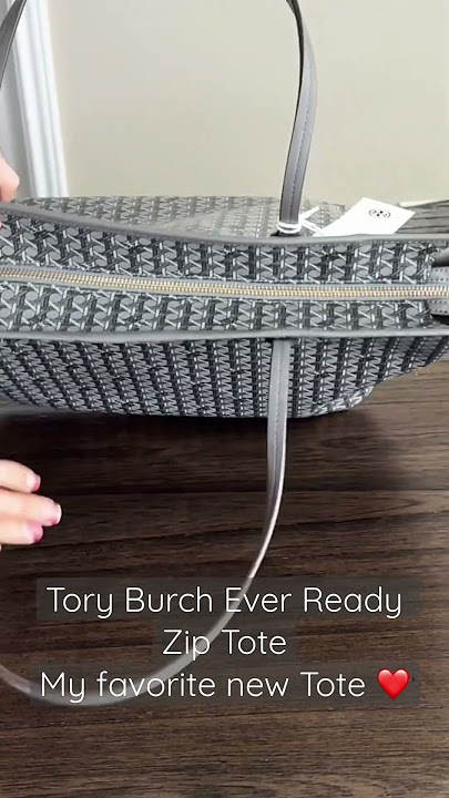 The Tory Burch Ever Ready Zip Tote! A Great Goyard/LV Neverfull