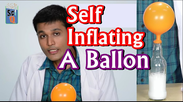 Self Inflating A Ballon - Kids Science Experiments
