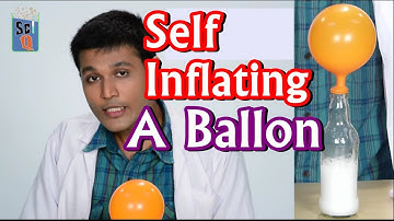 Self Inflating A Ballon - Kids Science Experiments
