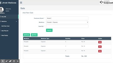 Pharmacy Management System-PHP MSQL