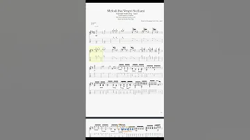 Melodi Dai Vespri Siciliani Giuseppe Verdi For Classical Guitar 